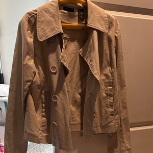 New York & Company Tan Trench Coat
